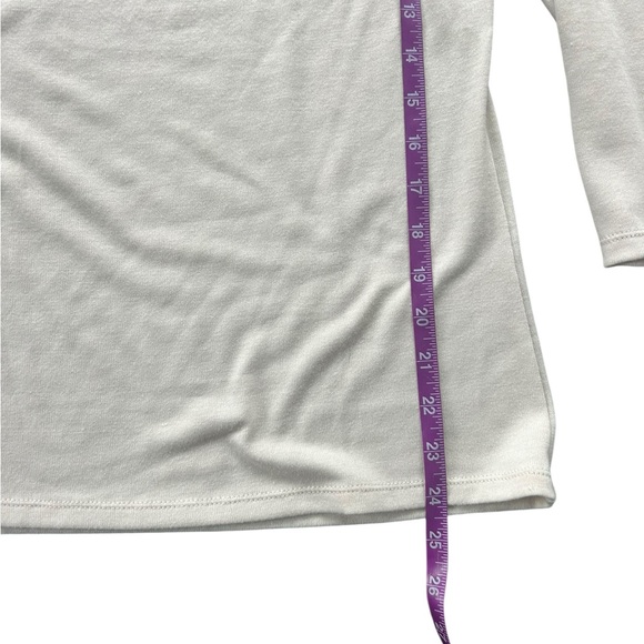 Ann Taylor Off-White Cowl Neck Knit Sweater Size Small NWT - Picture 3 of 6